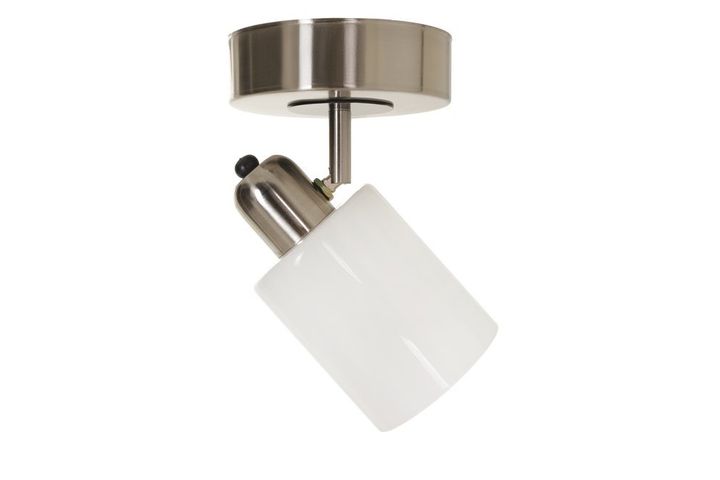 Nomi Winnie Glazen Hanglamp, Chroom en Wit