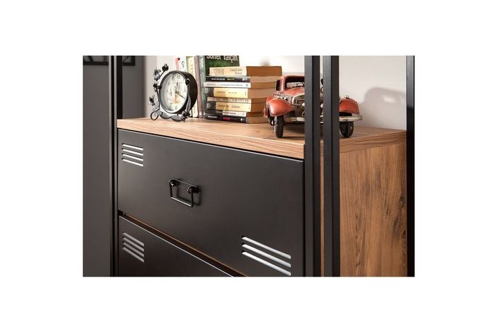 Cosmo Cortex Bookcase, 180 cm, Walnut