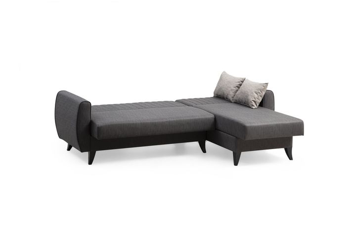 Alcoon Hoekbank en Fauteuil, Donkergrijs