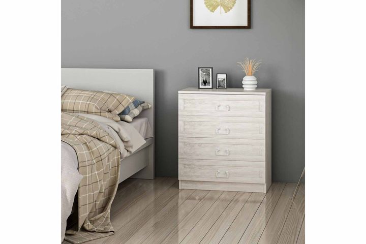 Tideway Ladekast, Wit en Beige