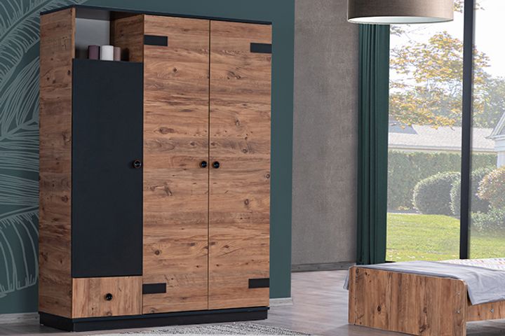 Mylasos Kledingkast met 3 Deuren