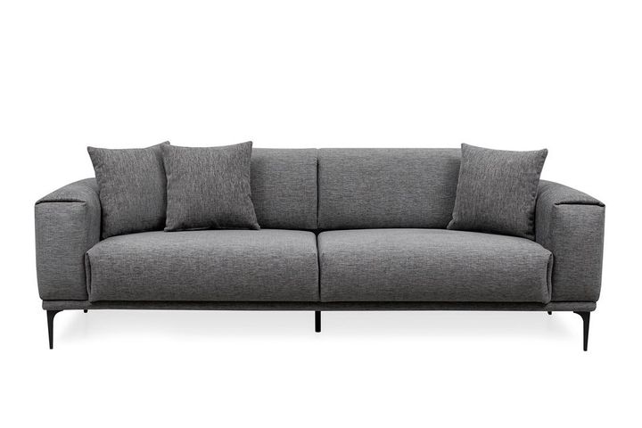 Softy 3-Sitzer Sofa, Anthrazit