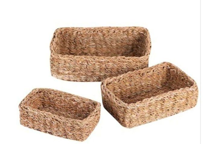 Claire 3 Piece Decorative Storage Basket
