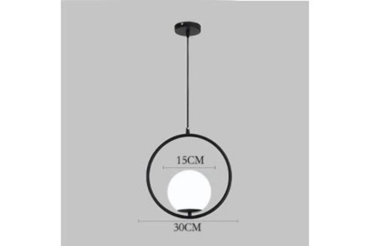 Giannis Moderne Hanglamp, Zwart