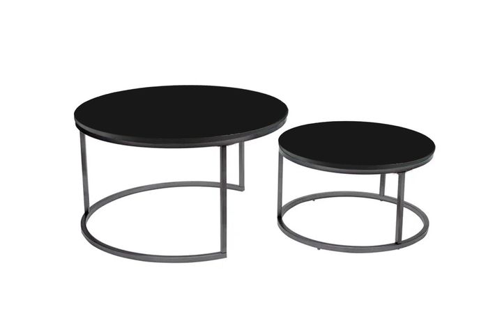 Vita Coffee Table Set, Black