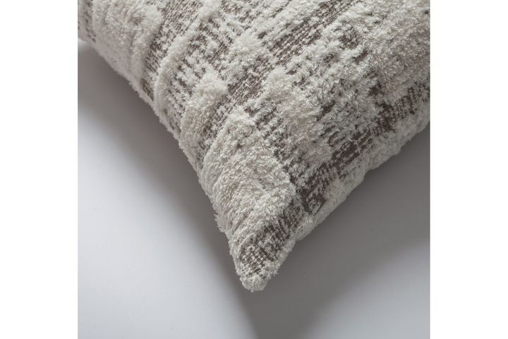 Argos Plaid Cushion Cover, 45 x 45 cm, White