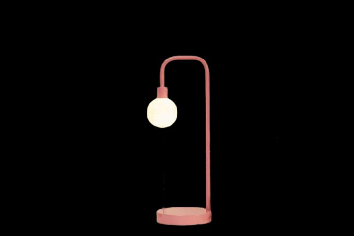 Almeria Table Lamp, Pink