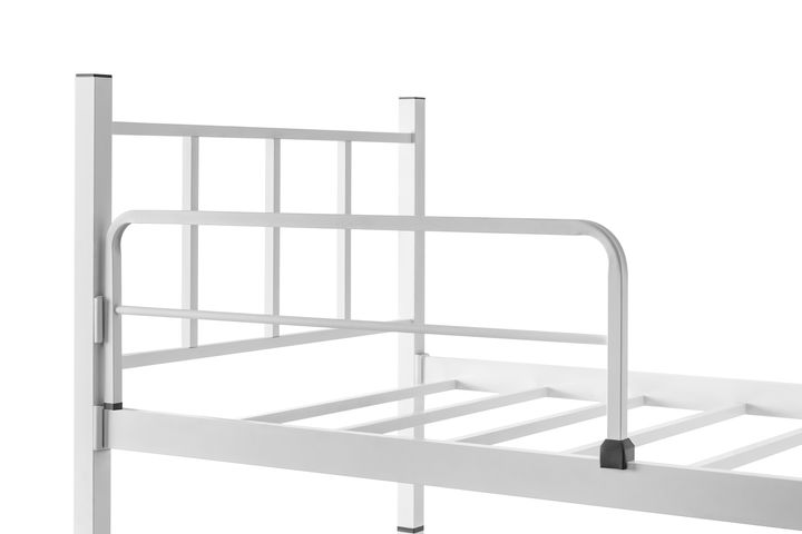 Hadrien Metalen Stapelbed, 90x190 cm, Wit