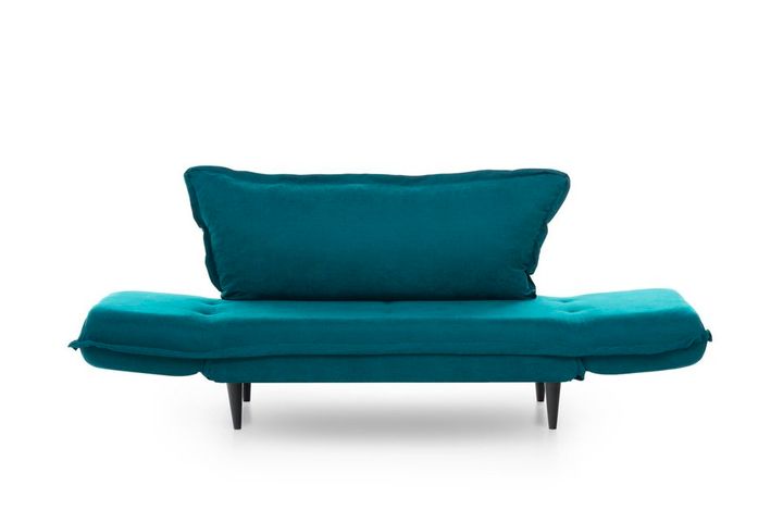 Futon Vino 2-Zitsbank, Groenblauw
