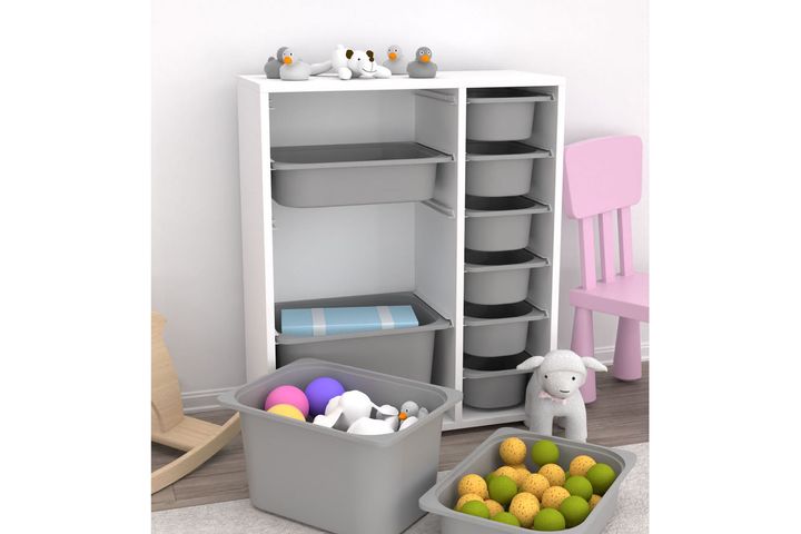 Moiwa Children's Toy Storage, Grey