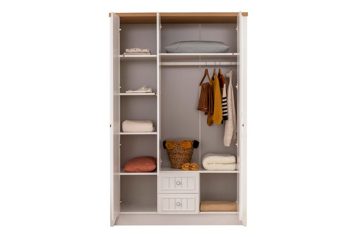 Lora Kledingkast met 3 Deuren