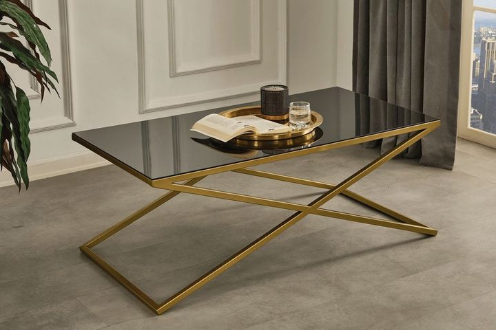 Venice Salontafel met Spiegel, Goud