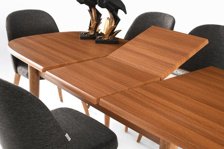 Sortie Ovale Tafel en Donau Stoelenset, 130x75 cm
