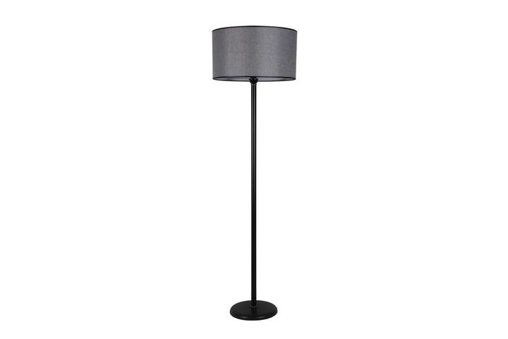 Koralle Cilinder Staande Lamp, Grijs