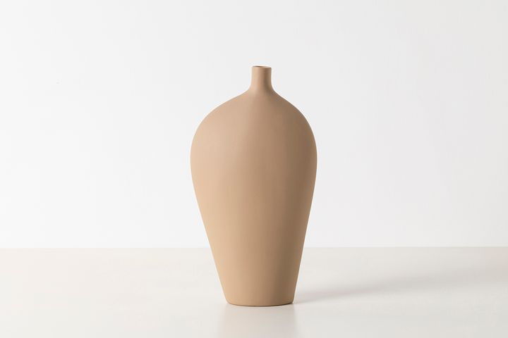 Kurve Duo Vase, Cream