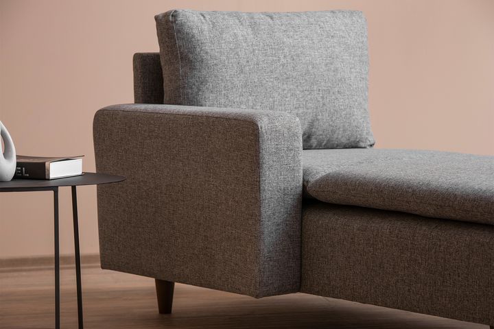 Pafu Lungo Chaise Longue, Grijs