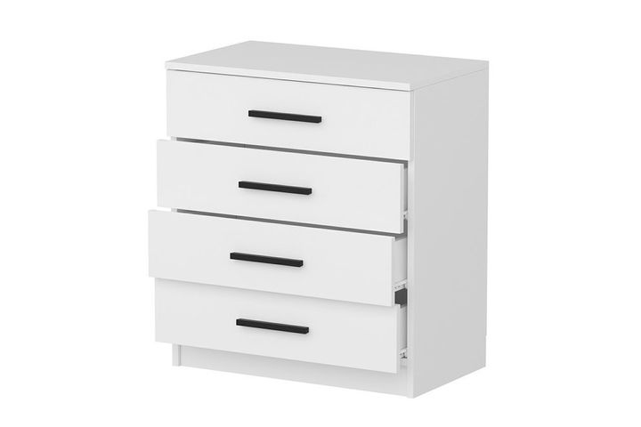 Tideway Ladekast met 4 Lades, Wit