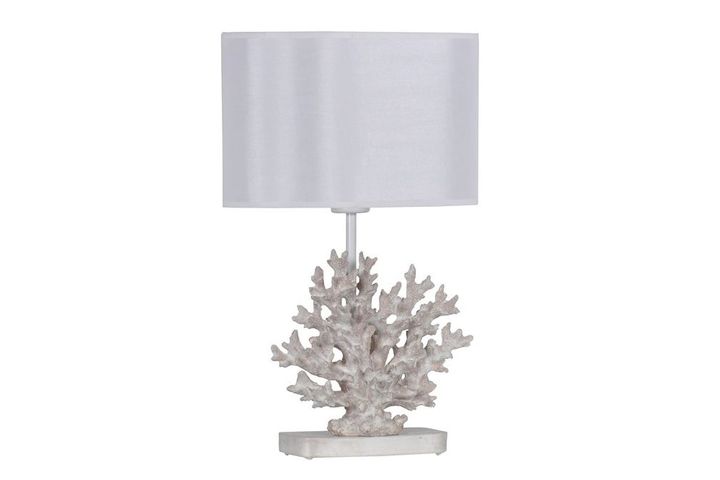 Coral Table Lamp, Gold