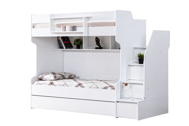 Pather Bunk Bed, 90 x 190 cm, White