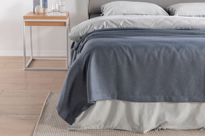 Luna Ophelia Sprei, 220x240 cm, Blauw