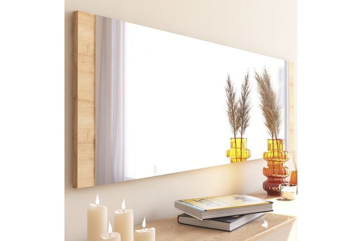 Mone Decoratieve Staande Spiegel, 40x120 cm, Natuurlijke Kleur