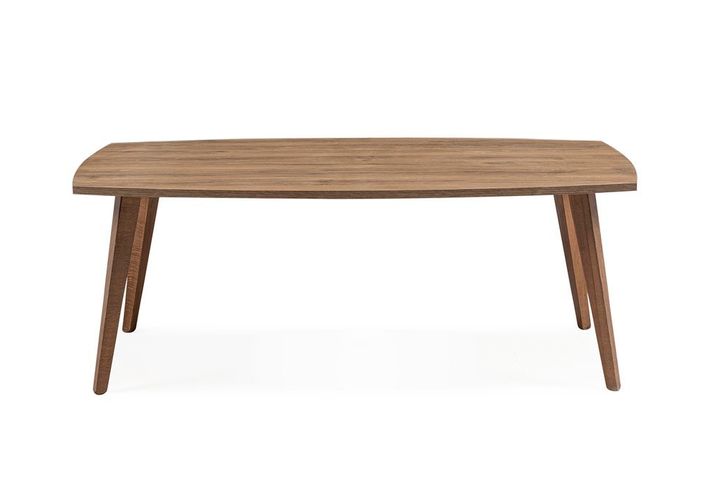 Neo 6 Seat Fixed Dining Table, Beech Wood