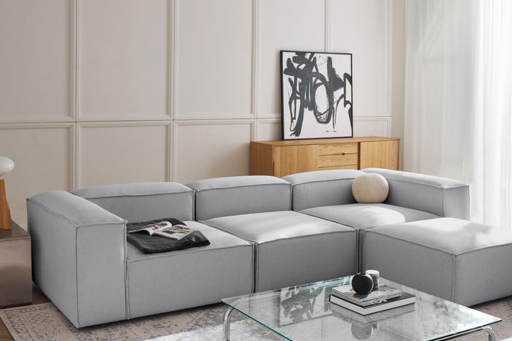 Frid Modulaire Hoekbank, Lichtblauw