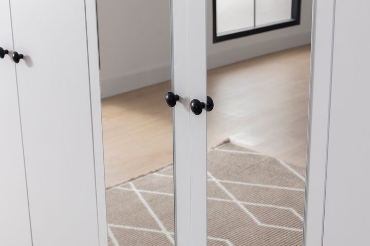 Metalia Lux Kledingkast met 6 Deuren en 2 Lades