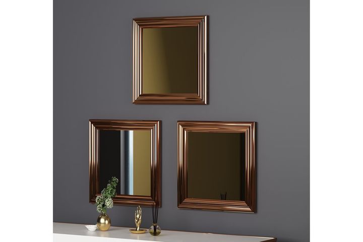 Mone Spiegelset, 3 Stuks, Brons