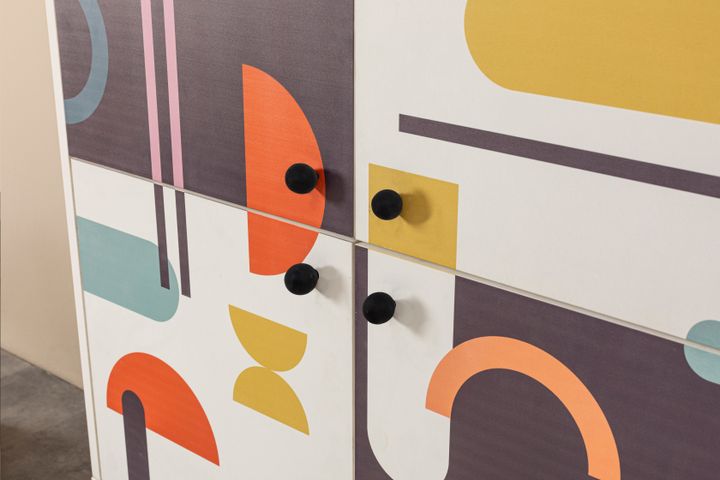 Multicabin Sia Multifunctionele Kast, Met Metalen Poot