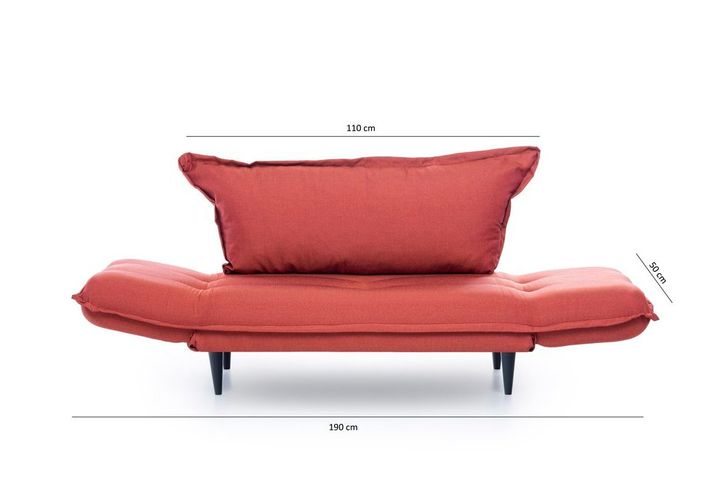 Futon Vino 2-Zitsbank, Grijs