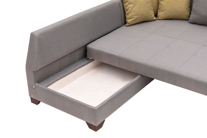 Esse Corner Sofa Left Chaise, Grey
