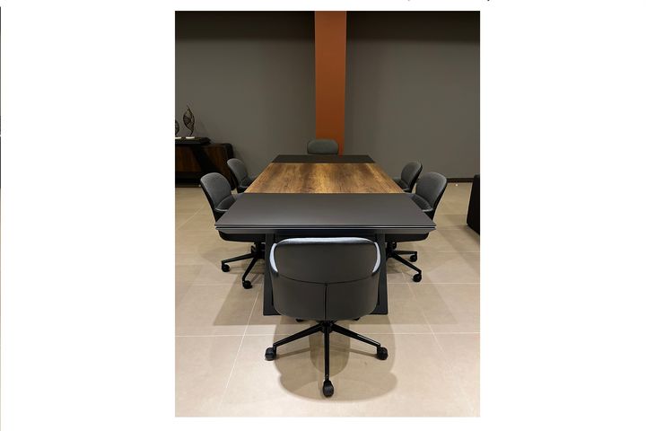 Roll Bureaustoel, Groen & Donkerbruin