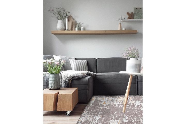 Moretti Dubbelzijdig Machinetapijt, 200x290 cm, Beige