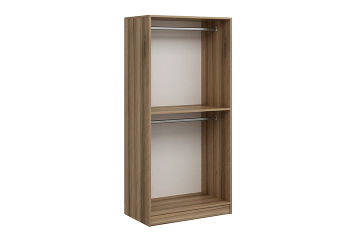 Medway Tideway Kledingkast met 2 Vakken, 210 cm, Walnoot