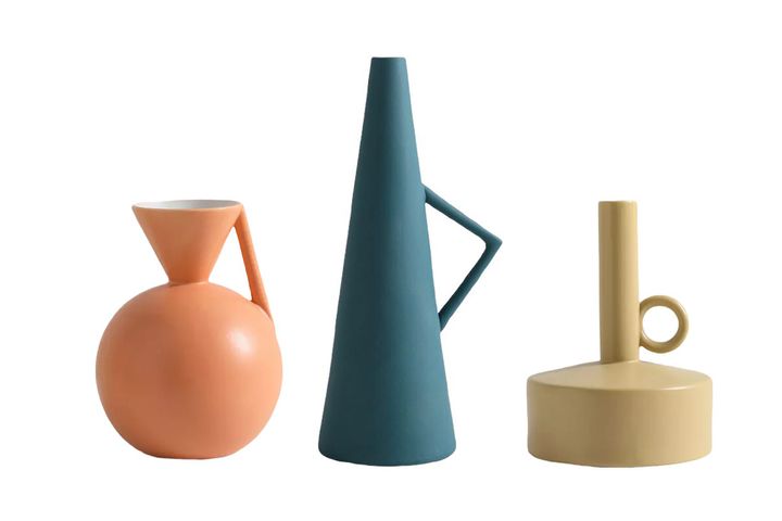 Geppetto Scandinavische Vazen Set, Veelkleurig