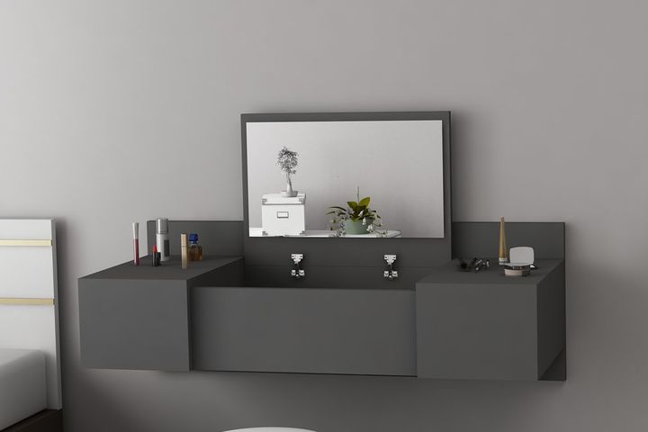 Arnetti Massarosa Make-up Tafel, Antraciet