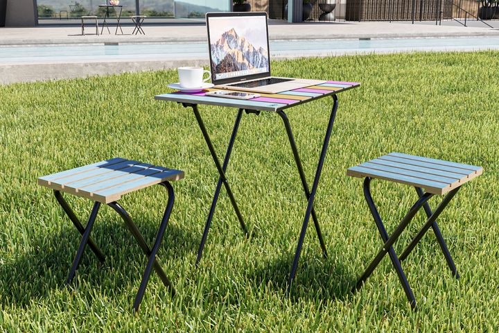 Bino Balkonset, Blauw