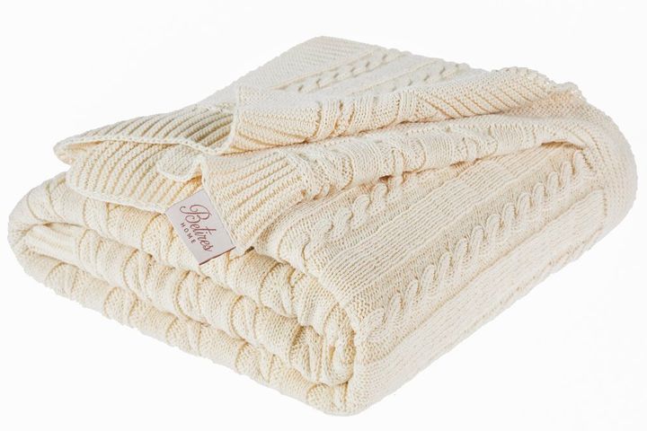 Neil Bed Throw, 130 x 170 cm, Natural