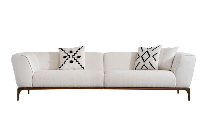 Lotus Plus 4-Zitsbank, Wit