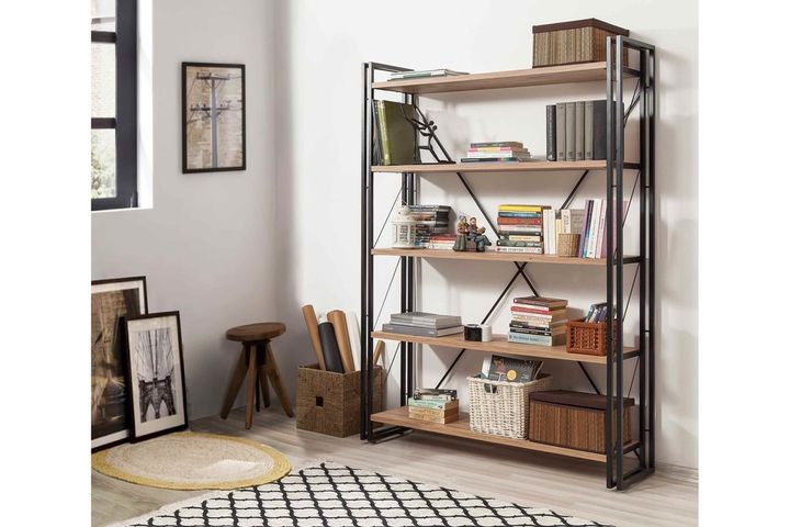Cosmo Bookcase, 180 cm, Walnut
