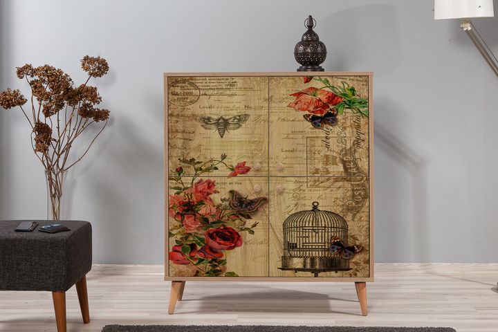 Garden Dressoir met Houten Poten