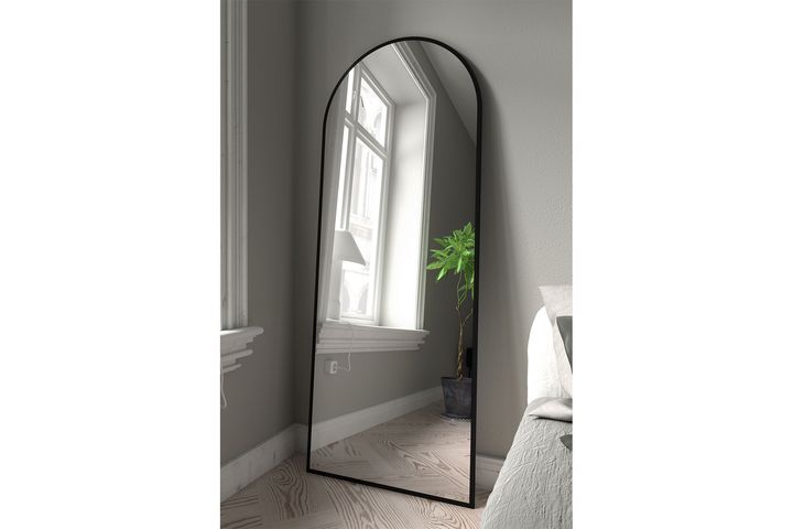 Marsah Free Standing Mirror, 70 x 180 cm, Black