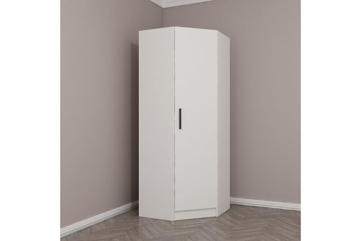 Tideway Hoekkledingkast, 210 cm, Wit