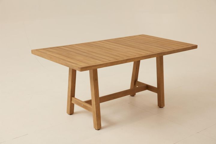 Monte Carlo Houten Tuinset, 6 Zits, Creme