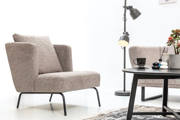 Stoere Fauteuil, Beige