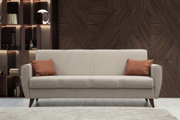 Zaden 3-Zitsbank, Beige
