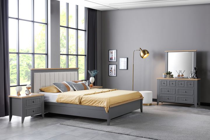 Lora Nachtkastje, Grijs