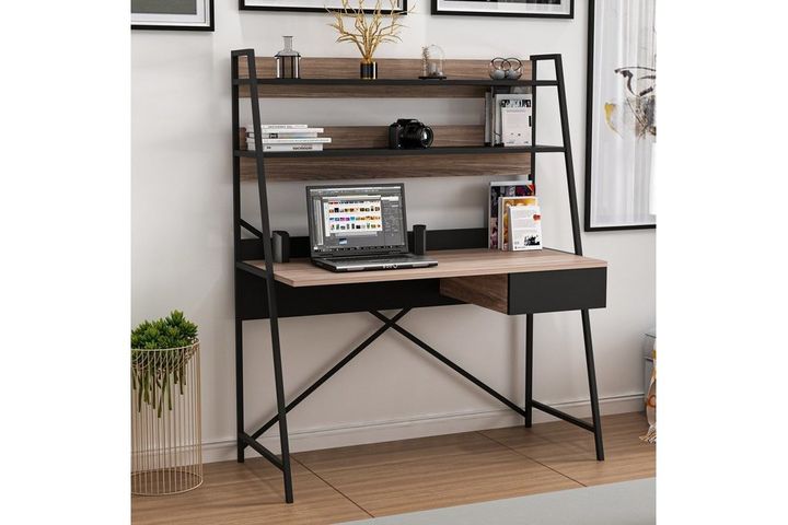 Walnut deals study desk