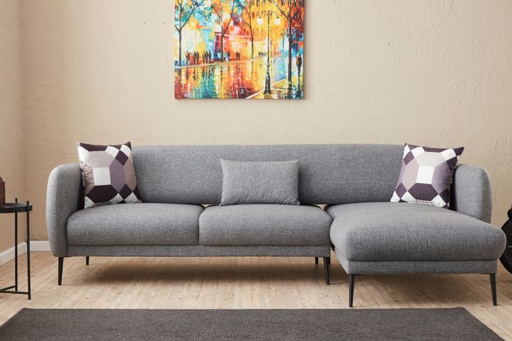 Venus Hoekbank Rechts, Grijs